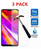 3-Pack For LG ThinQ G7 Premium Clear Tempered Glass Screen Protector
