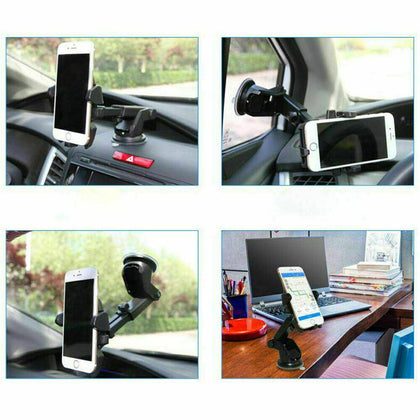 Universal Car Holder Windshield Dash Suction Cup Mount Stand for Cell Phone GPS - Place Wireless