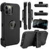 For iPhone 12/Pro/Max/5G Case With Stand Belt Clip Hybrid Rugged Defender Cover