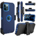 For iPhone 12/Pro/Max/5G Case With Stand Belt Clip Hybrid Rugged Defender Cover - Place Wireless