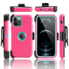 For iPhone 12/Pro/Max/5G Case With Stand Belt Clip Hybrid Rugged Defender Cover