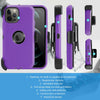 For iPhone 12/Pro/Max/5G Case With Stand Belt Clip Hybrid Rugged Defender Cover