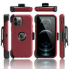 For iPhone 12/Pro/Max/5G Case With Stand Belt Clip Hybrid Rugged Defender Cover