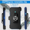 For iPhone 12/Pro/Max/5G Case With Stand Belt Clip Hybrid Rugged Defender Cover