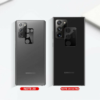 For Samsung Note 20 /20 Ultra Metal Tempered Glass Camera Lens Screen Protector - Place Wireless