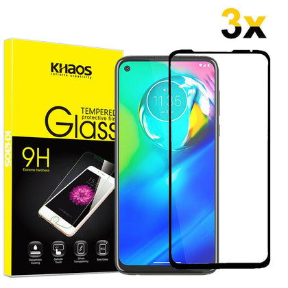 3X KS For Motorola Moto G8 Power Full Cover Tempered Glass Screen Protector