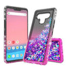 For LG Stylo 6 Case Liquid Glitter Bling Hybrid Shockproof Slim Phone Cover