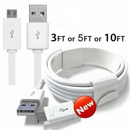 Micro USB Data Sync Charger Cable For Samsung Galaxy Note 5 4 S6 S7, LG HTC - Place Wireless