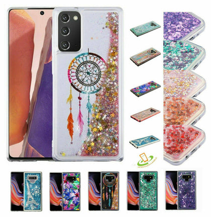 For LG K92 5G /Cricket Grand Case Bling Quicksand Sparkle Liquid Glitter Cover - Place Wireless