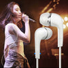 2pcs For Samsung Handsfree Wired Headphones Earphones Earbud with Mic-White