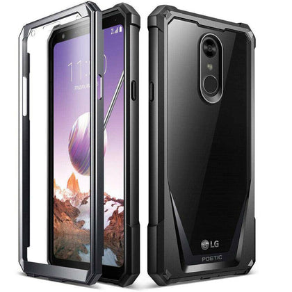 LG Stylo 4 / Stylo4 Plus Case，Poetic Hybrid Shockproof Clear Back TPU Bumper Cover - Place Wireless