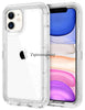 For iPhone 11 Pro XS Max XR X 8 7 6s Plus W/ Stand Belt Clip Clear Crystal Case