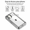 For iPhone 11 Pro XS Max XR X 8 7 6s Plus W/ Stand Belt Clip Clear Crystal Case