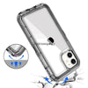 For iPhone 11 Pro XS Max XR X 8 7 6s Plus W/ Stand Belt Clip Clear Crystal Case