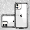 For iPhone 11 Pro XS Max XR X 8 7 6s Plus W/ Stand Belt Clip Clear Crystal Case