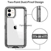 For iPhone 11 Pro XS Max XR X 8 7 6s Plus W/ Stand Belt Clip Clear Crystal Case