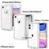 For iPhone 11 Pro XS Max XR X 8 7 6s Plus W/ Stand Belt Clip Clear Crystal Case