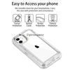 For iPhone 11 Pro XS Max XR X 8 7 6s Plus W/ Stand Belt Clip Clear Crystal Case