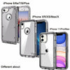 For iPhone 11 Pro XS Max XR X 8 7 6s Plus W/ Stand Belt Clip Clear Crystal Case