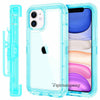 For iPhone 11 Pro XS Max XR X 8 7 6s Plus W/ Stand Belt Clip Clear Crystal Case