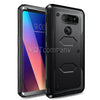 For LG V40, V40 ThinQ Armor Hybrid Rugged Holster Belt Clip Hard Case Cover Stand