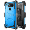 For LG V40, V40 ThinQ Armor Hybrid Rugged Holster Belt Clip Hard Case Cover Stand