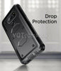 For LG V40, V40 ThinQ Armor Hybrid Rugged Holster Belt Clip Hard Case Cover Stand