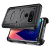 For LG V40, V40 ThinQ Armor Hybrid Rugged Holster Belt Clip Hard Case Cover Stand