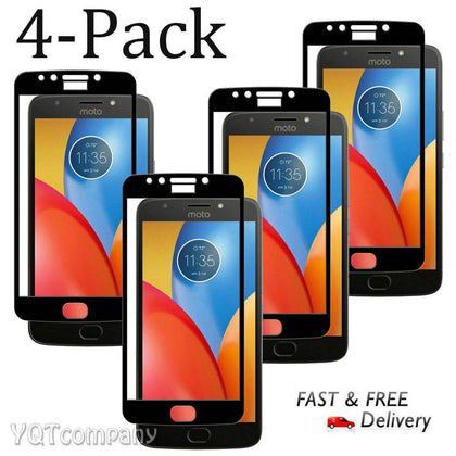 For Motorola Moto E4 Plus / G5 / E5 Full Cover Tempered Glass Screen Protector