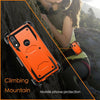 For Motorola Moto E (2020)/E7/E6 Phone Case Shockproof Belt Clip Kickstand Cover