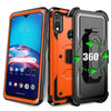 For Motorola Moto E (2020)/E7/E6 Phone Case Shockproof Belt Clip Kickstand Cover