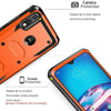 For Motorola Moto E (2020)/E7/E6 Phone Case Shockproof Belt Clip Kickstand Cover