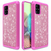 For Samsung Galaxy A01/A51/A71 5G Phone Case Bling Cover/Glass Screen Protector