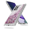 For Galaxy S21/S20 FE/Note 20/Ultra 5G Liquid Luxury Bling Case/Screen Protector