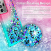 For Galaxy S21/S20 FE/Note 20/Ultra 5G Liquid Luxury Bling Case/Screen Protector