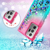 For Galaxy S21/S20 FE/Note 20/Ultra 5G Liquid Luxury Bling Case/Screen Protector