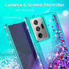 For Galaxy S21/S20 FE/Note 20/Ultra 5G Liquid Luxury Bling Case/Screen Protector