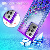 For Galaxy S21/S20 FE/Note 20/Ultra 5G Liquid Luxury Bling Case/Screen Protector