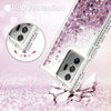 For Galaxy S21/S20 FE/Note 20/Ultra 5G Liquid Luxury Bling Case/Screen Protector